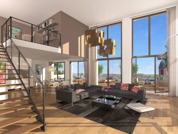 CourduDôme-KaufmanetBroad-Urbanhouse360--VueduPont-ToulouseLaGrave1-CourduDome