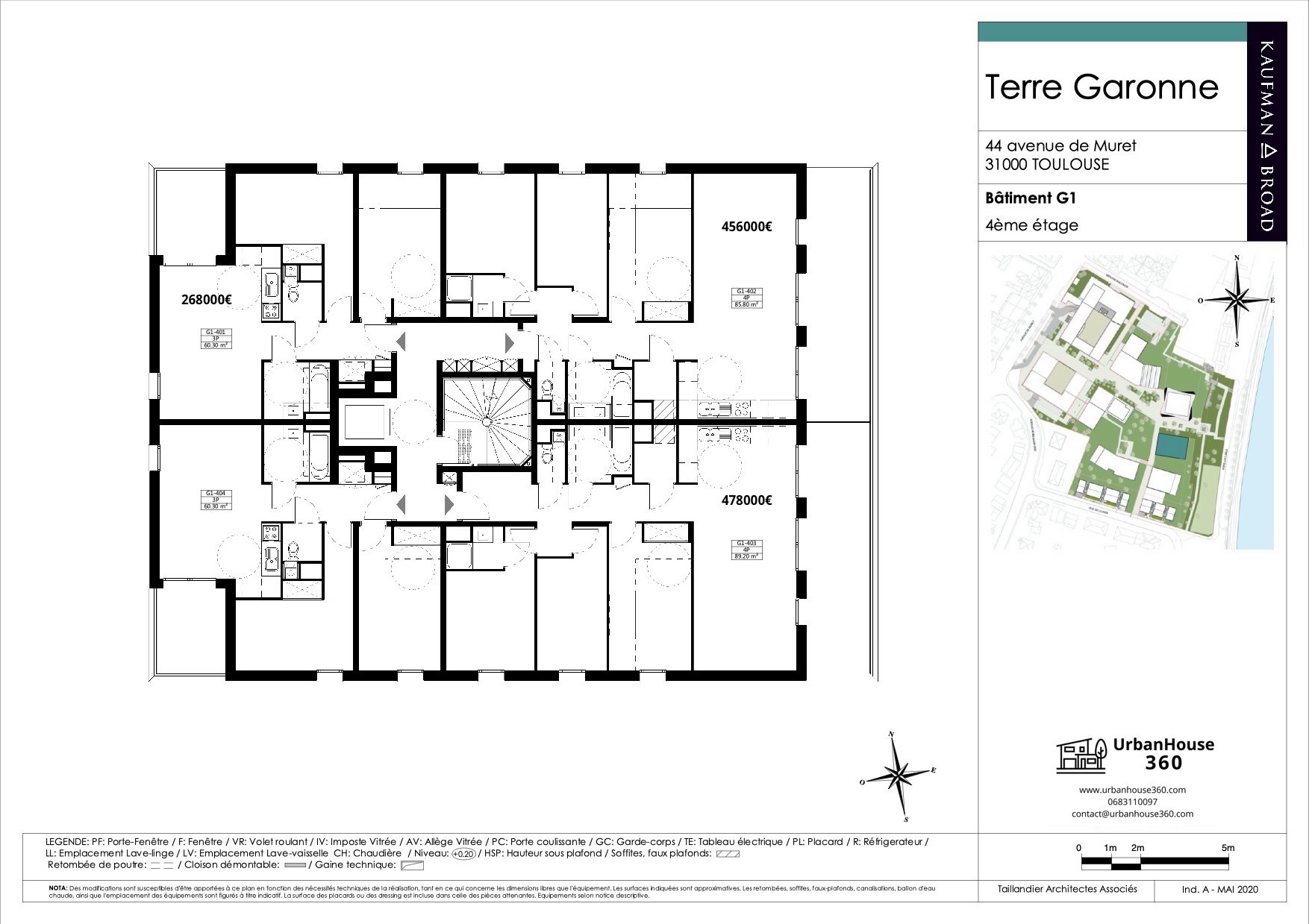 Urbanhouse360-Kaufman-Broad-Terre-Garonne_G1-R+4_2D 2