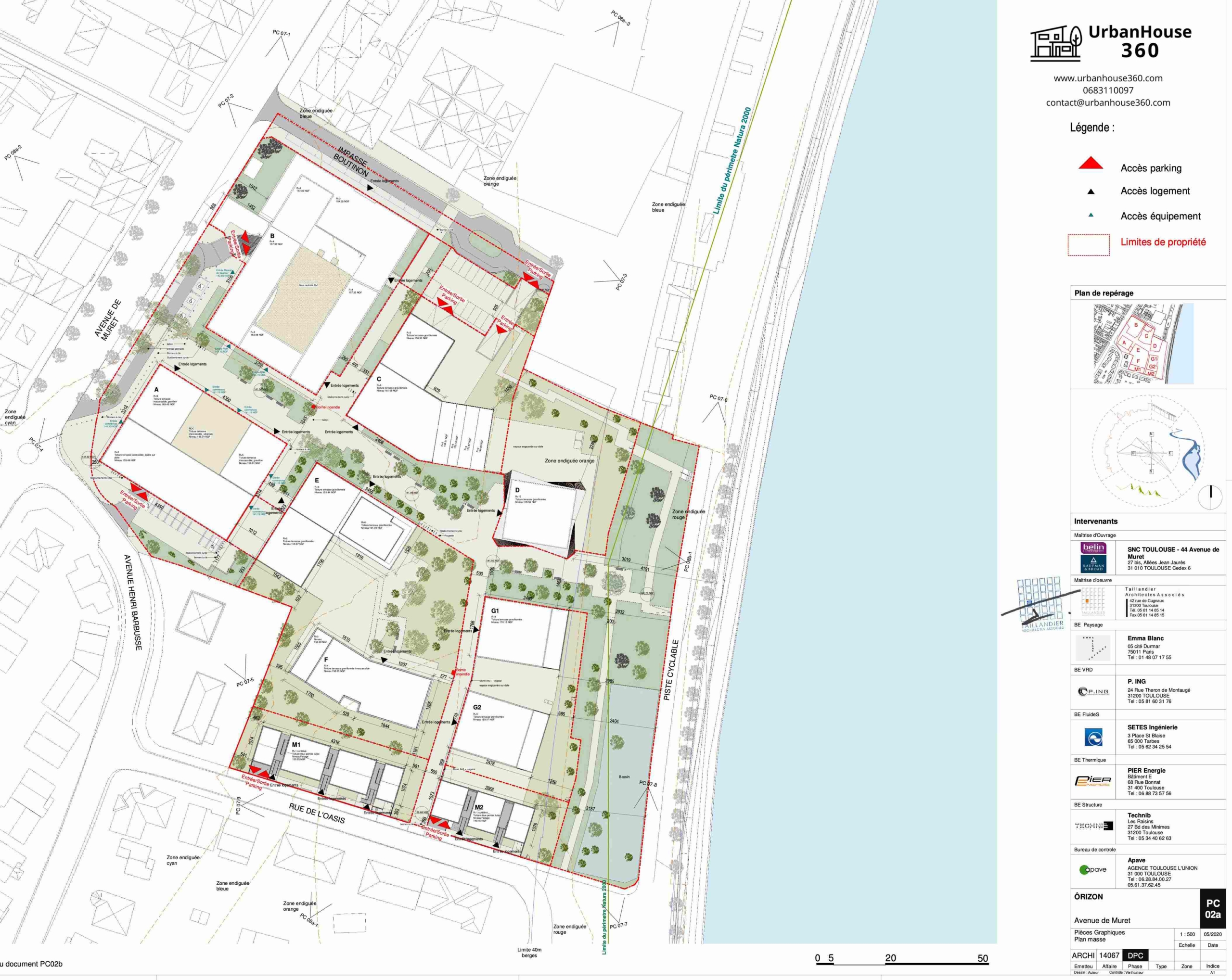 Urbanhouse360-Kaufman-Broad-Terre-Garonne_Plan-de-Masse