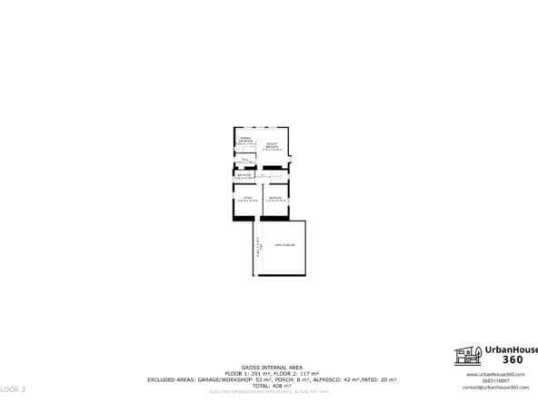 Plan2D Propriété Lauragais Etage